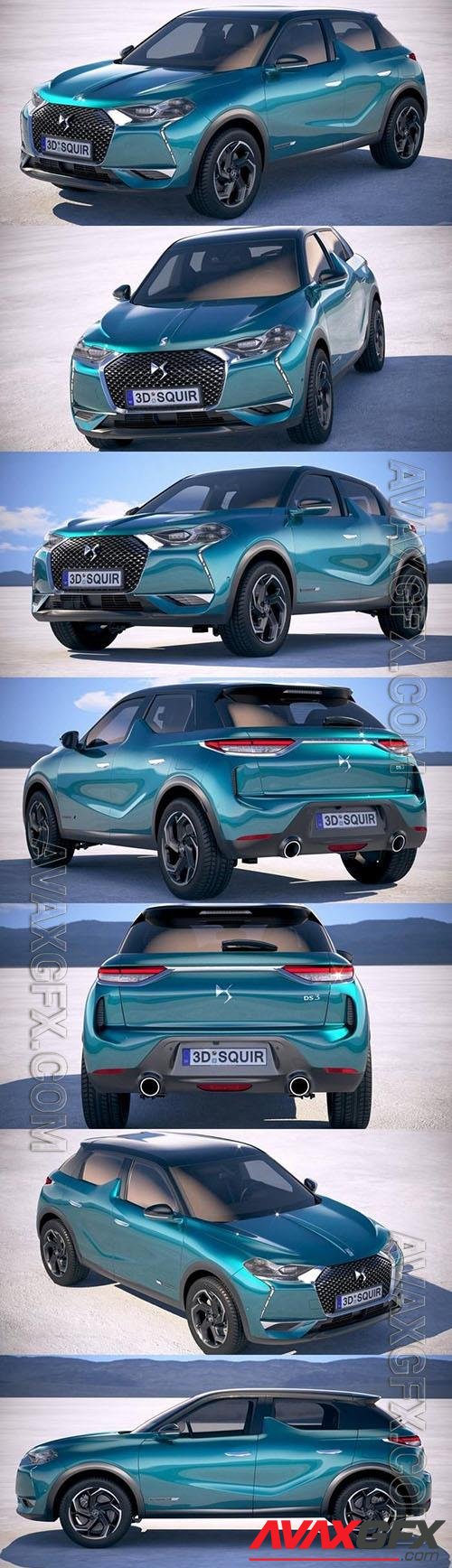 Citroen DS3 Crossback 2018 - 3d model