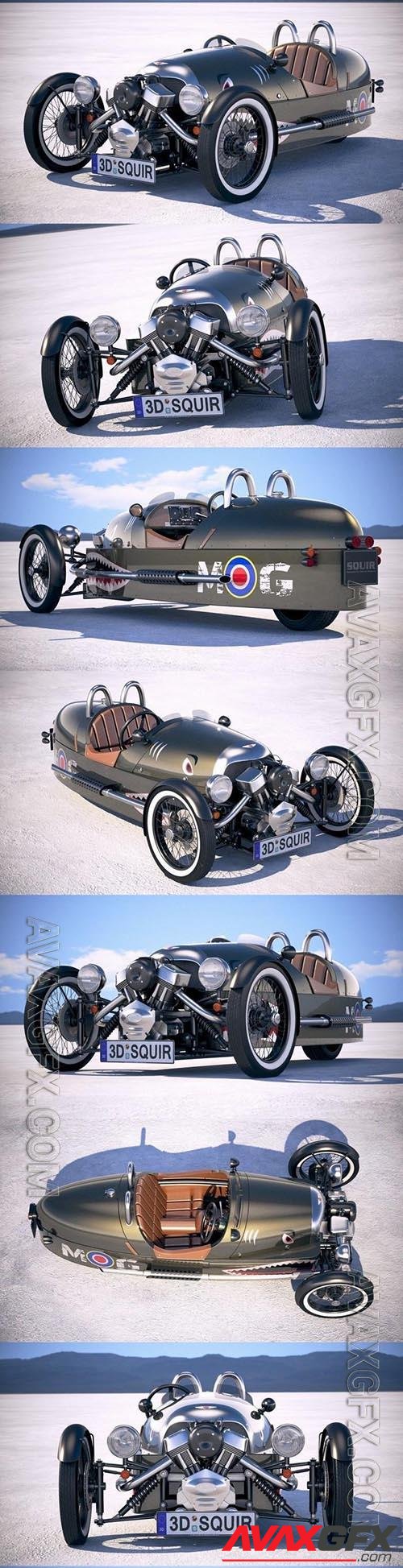 Morgan 3 Wheeler 2011-2020 - 3d model