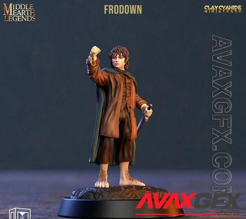 Middle Earth Legends – Frodown - 3D Print Model STL