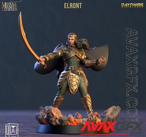 Middle Earth Legends – Elront - 3D Print Model STL