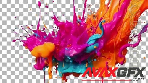 MA - A Colorful Splash Of Wet Paint 1622334