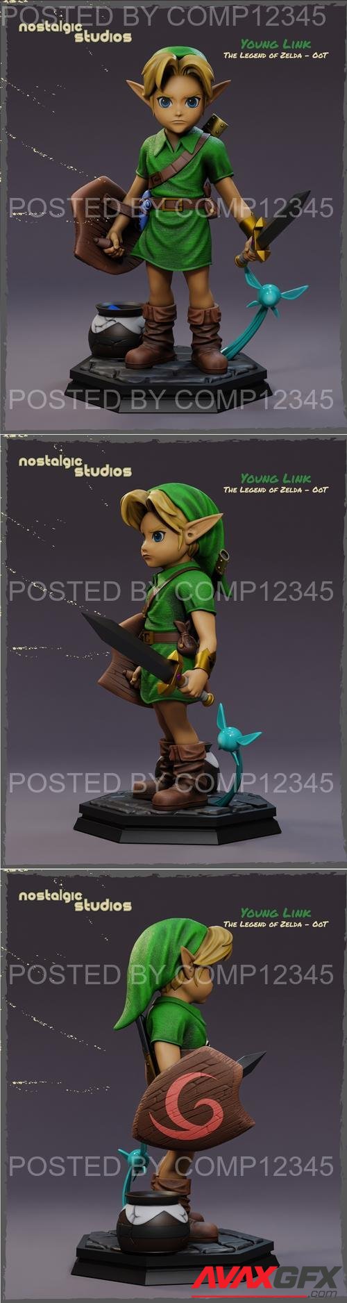 Link - Zelda OOT 3D Print