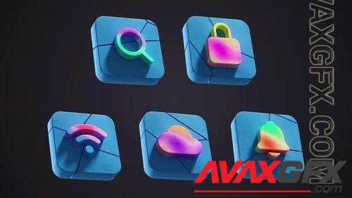 MA - 3D Neon Icon Pack 1551969