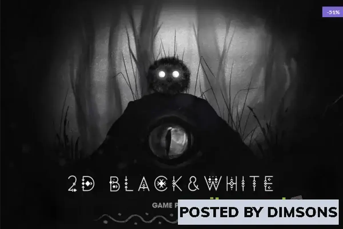 Unity 2D 2D Black&White Game Pack