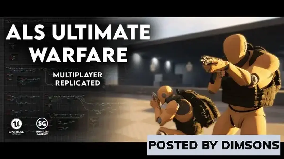 Unreal Engine Blueprints ALS Ultimate Warfare V2 v5.1