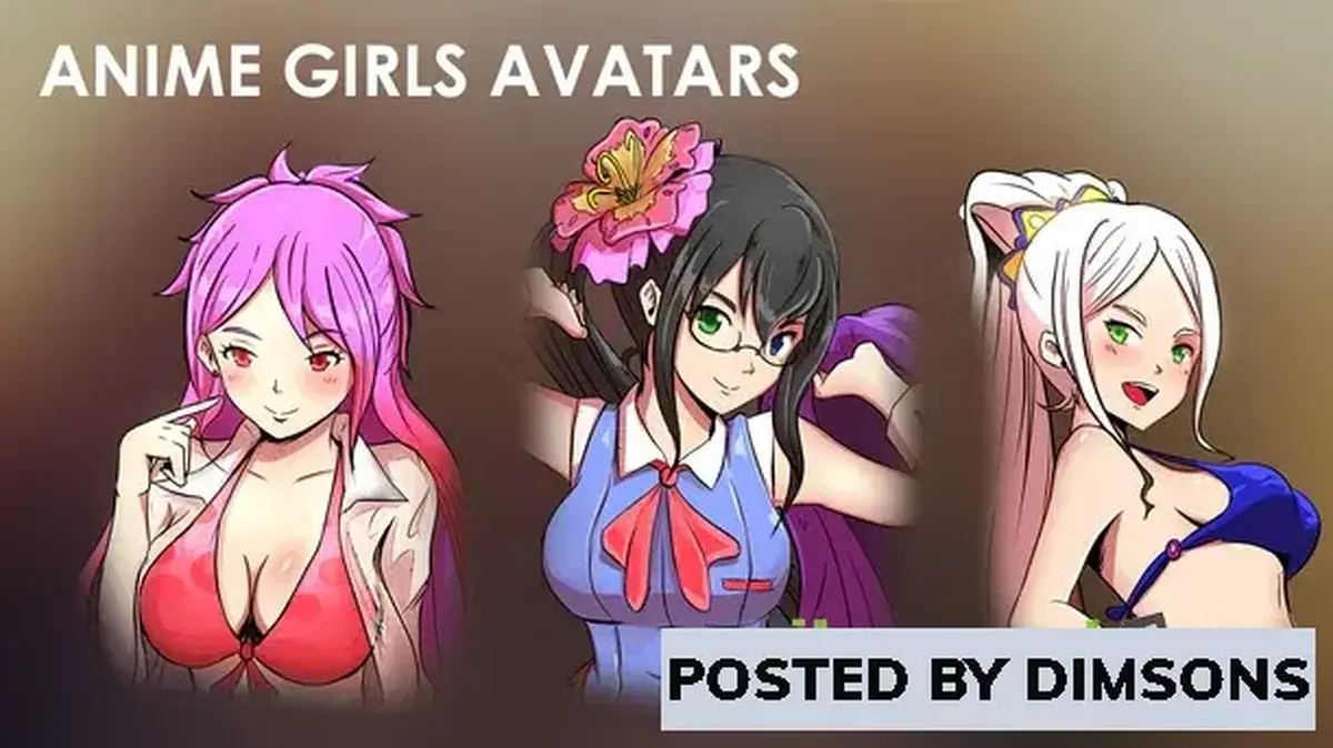 Unreal Engine 2D Assets Anime Girls Avatars v5.0-5.2