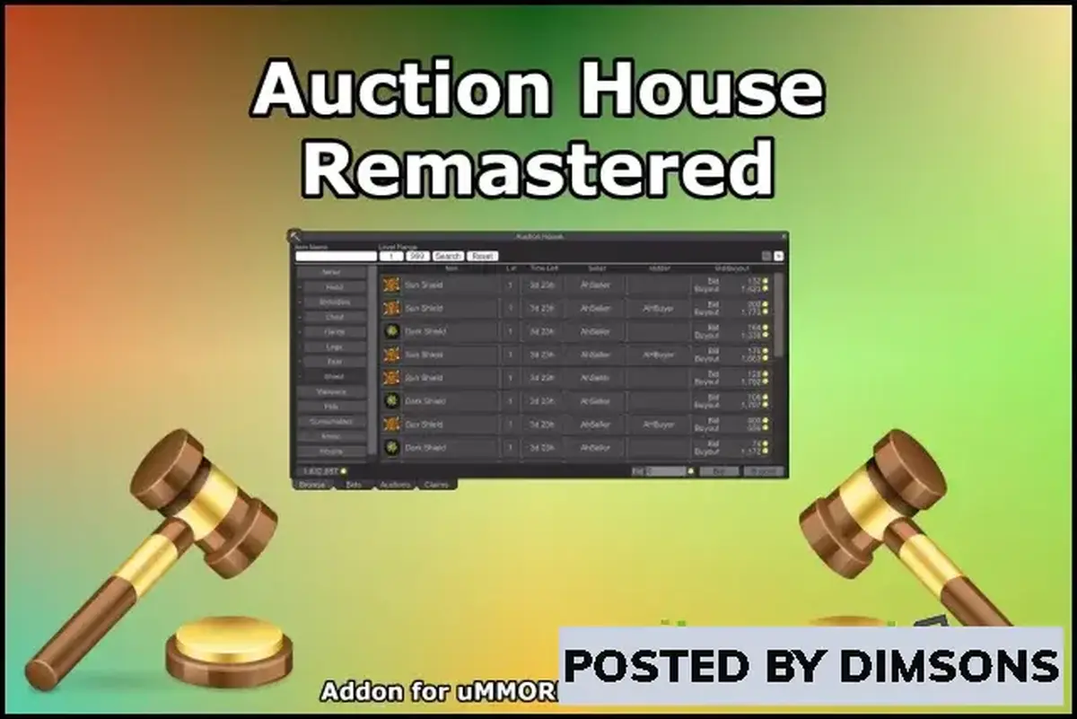 Unity Tools Auction House Remastered v1.0