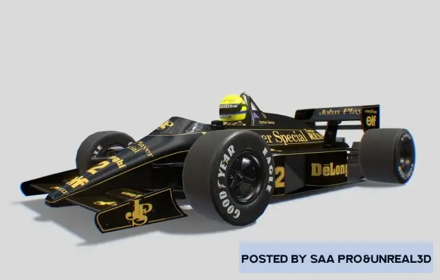 Vehicles, cars Ayrton Senna's 1986 Lotus 98T