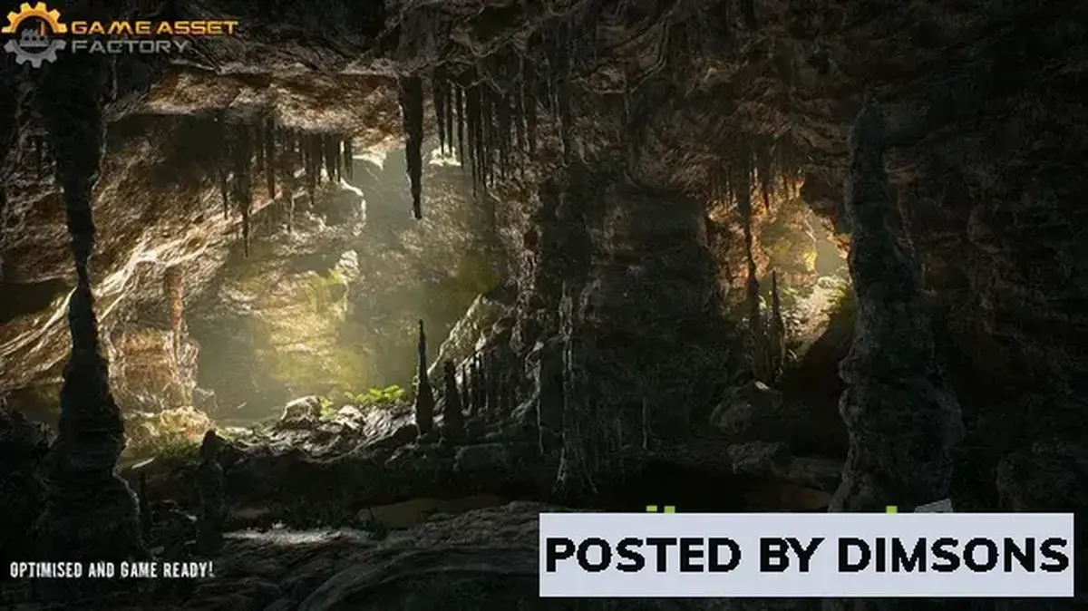 Unreal Engine Environments Cave Environment Modular v4.22-4.27, 5.0-5.1