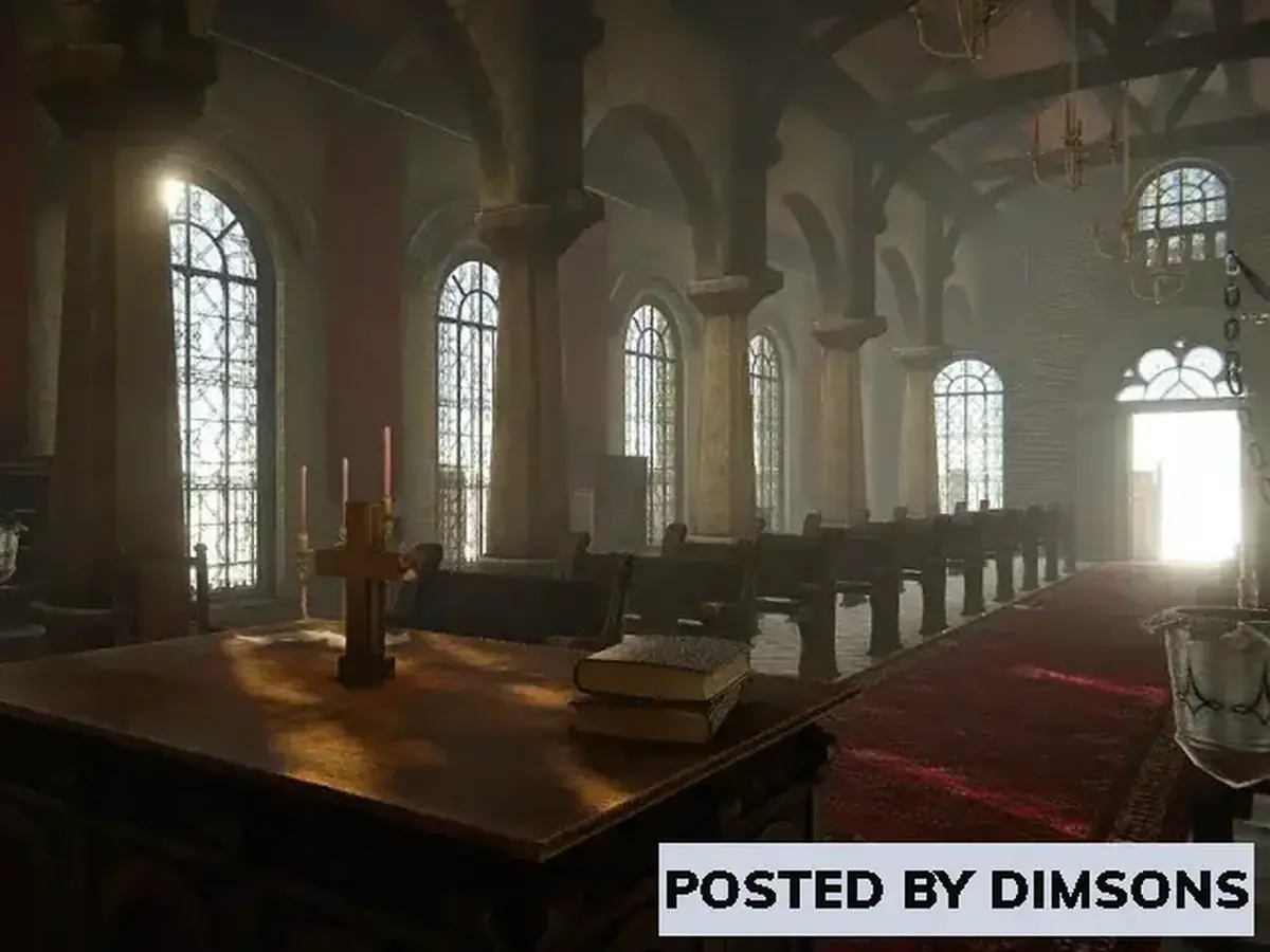 Unity 3D-Models Church (Interior and Exterior) v1.0