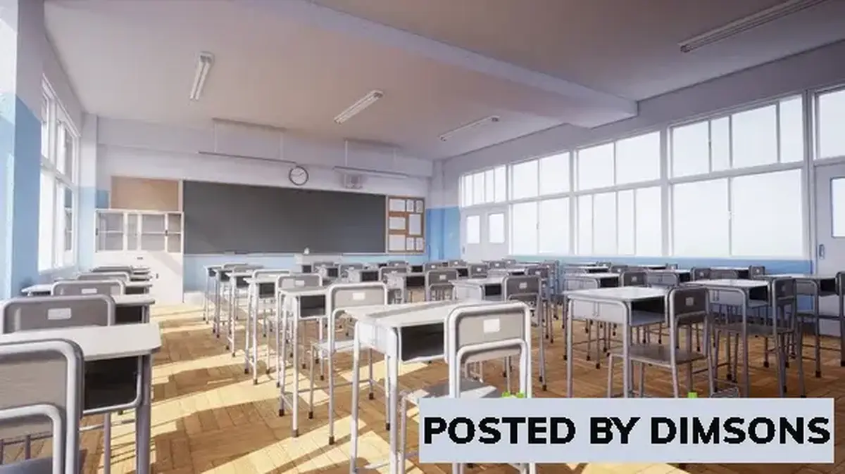 Unreal Engine ArchViz Classroom v4.2x