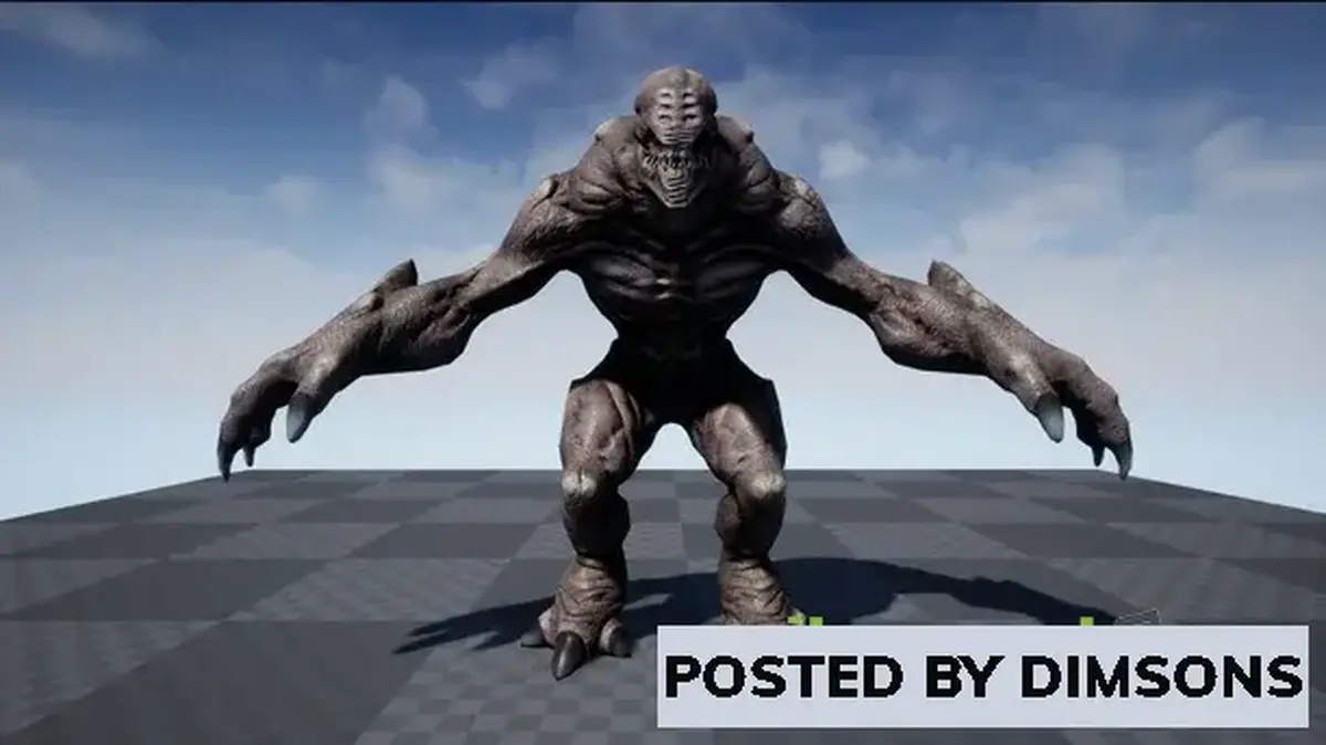 Unreal Engine Characters Creature Shell v4.20-4.27, 5.0-5.2