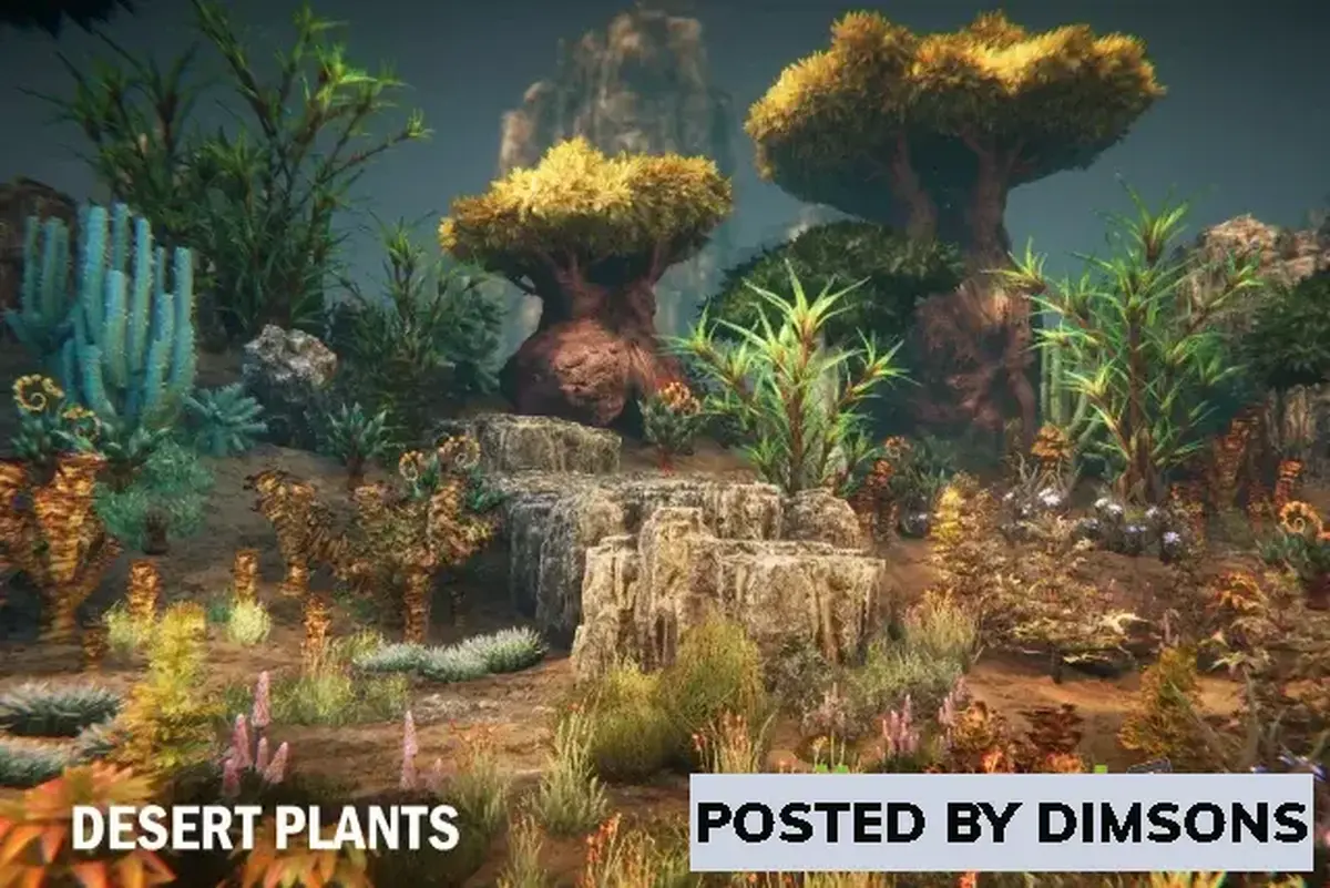 Unity 3D-Models Desert plants v1.0