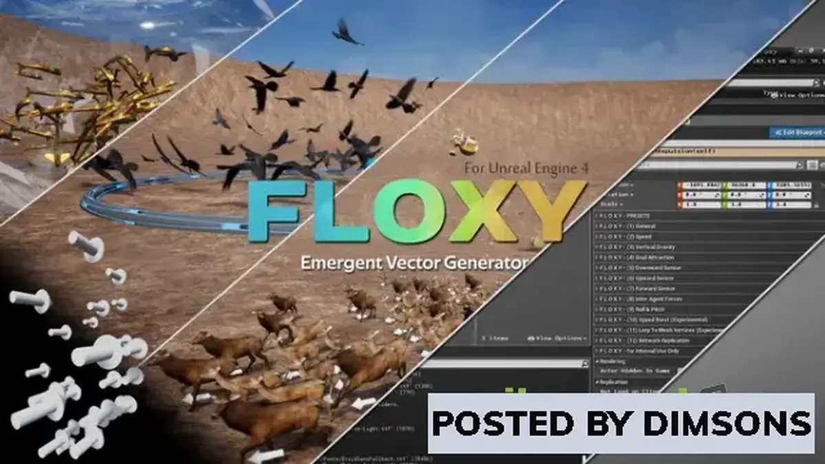 Unreal Engine Blueprints FLOXY v1.02 4.26+