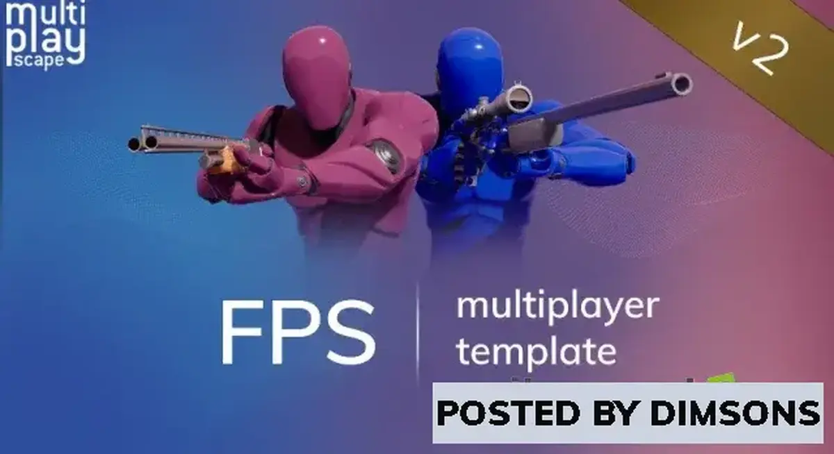 Unreal Engine Blueprints FPS Multiplayer Template v2.1 (5.0-5.1) + Documentation