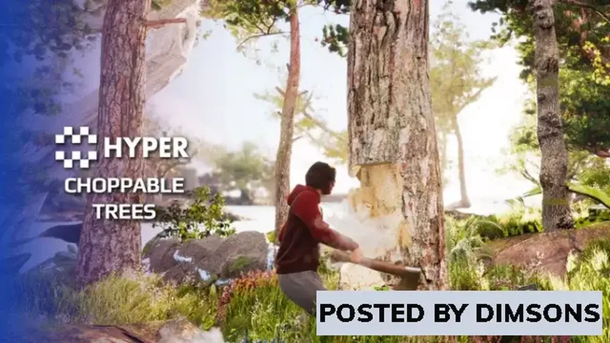 Unreal Engine Blueprints Hyper Choppable Trees V2 v5.1