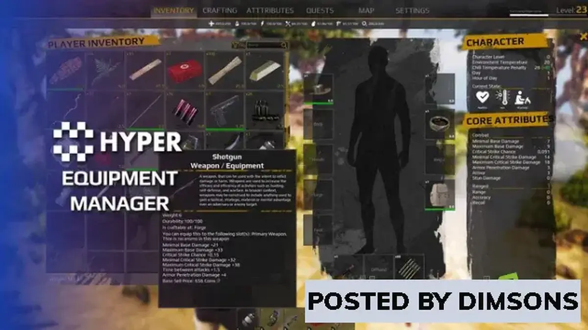 Unreal Engine Blueprints Hyper Equipment Manager v2 v5.1