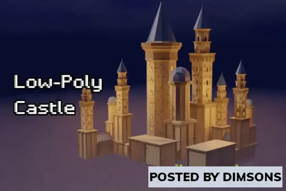 Unity 3D-Models Low-Poly Castle v1.0