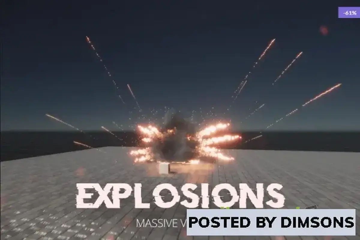 Unity VFX Particles Massive VFX Explosions Pack