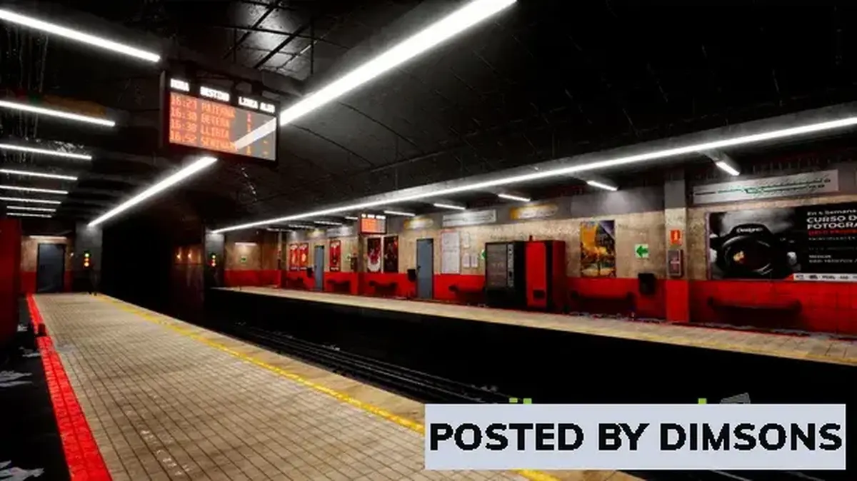 Unreal Engine Props Metro Station Modular Pack v4.24-4.27, 5.0-5.1