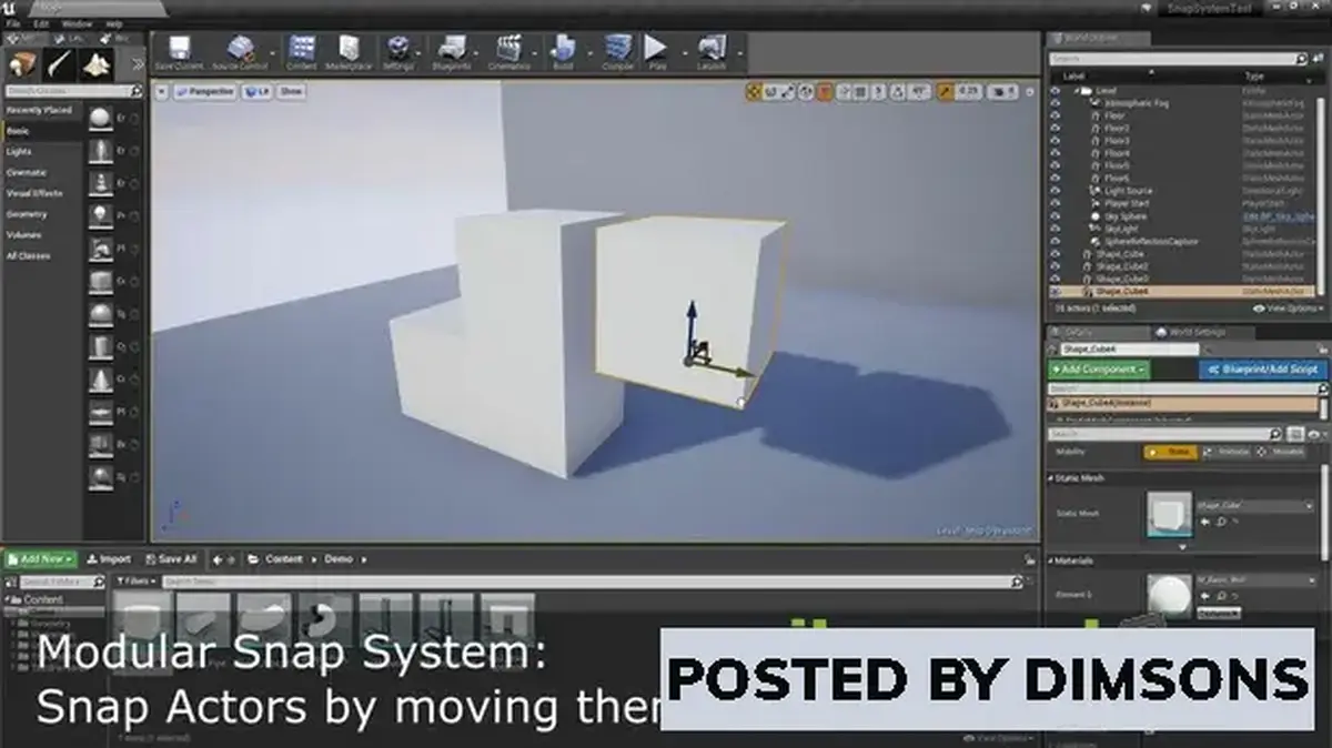 Unreal Engine Code Plugins Modular Snap System v1.5.1 (5.1)