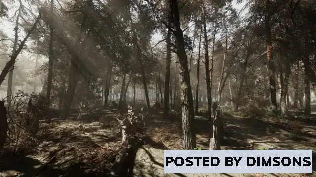 Unreal Engine Environments Pine forest - Photogrammetry based High poly Biome v5.0-5.1