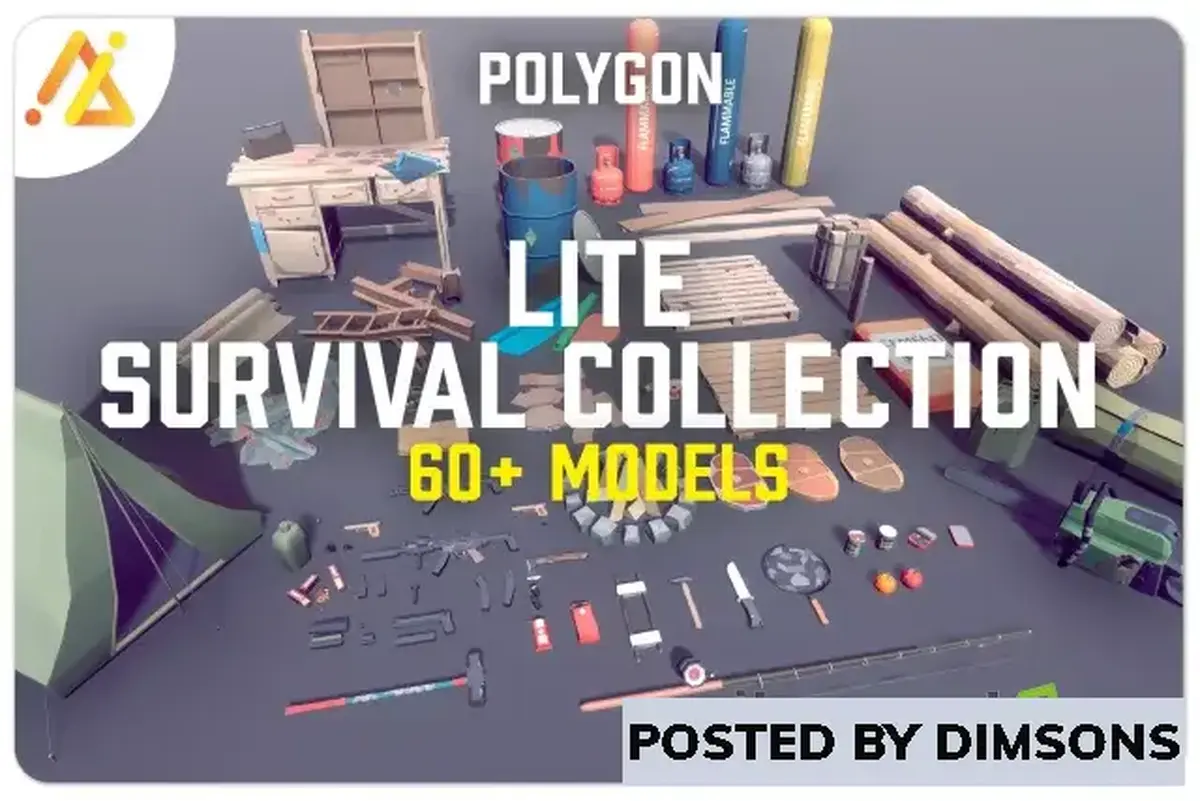 Unity 3D-Models POLY - Lite Survival Collection v1.0