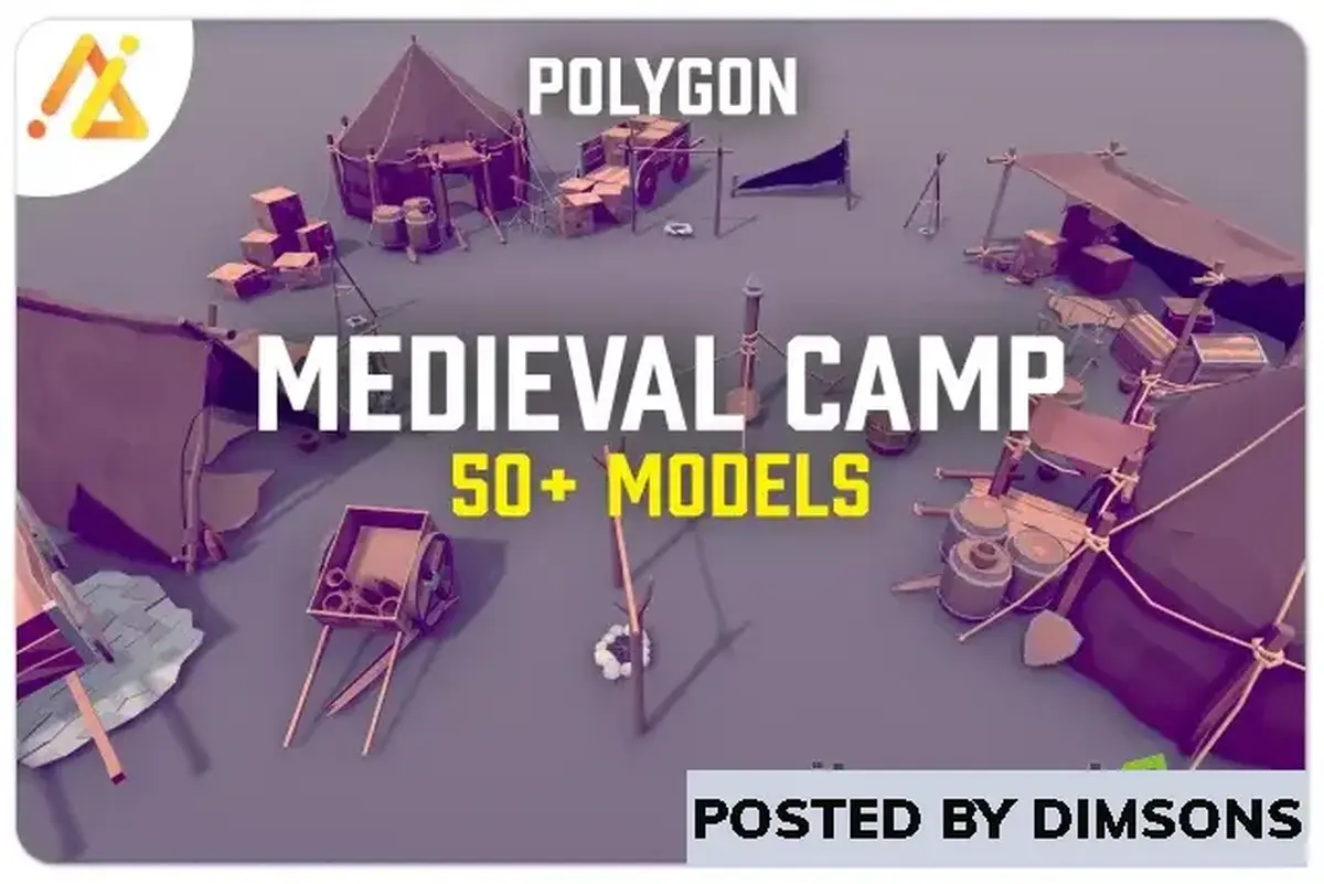 Unity 3D-Models POLY - Medieval Camp v1.0