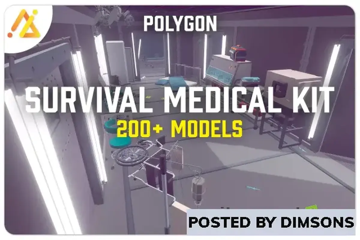 Unity 3D-Models POLY - Mega Survival Medical Kit v1.0