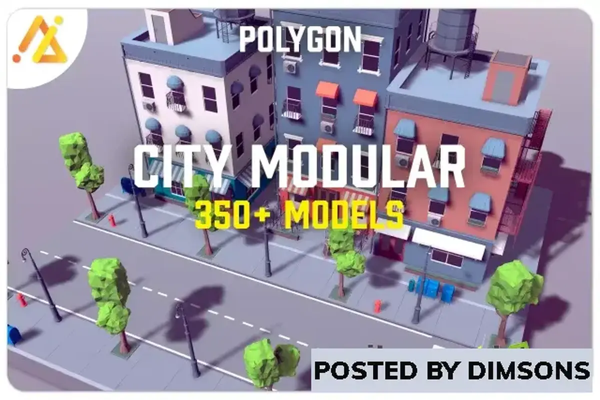 Unity 3D-Models POLY - New York City Modular v1.0