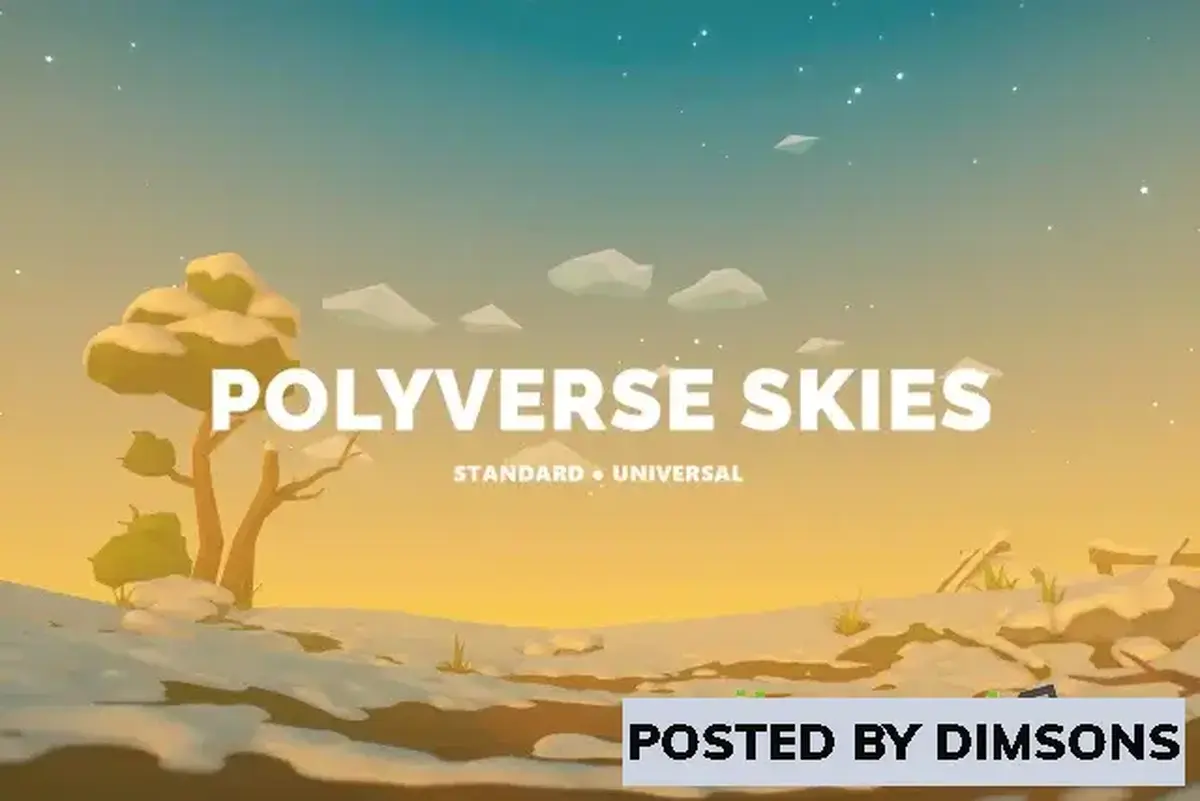 Unity Shaders Polyverse Skies | Low Poly Skybox Shaders v3.0.0
