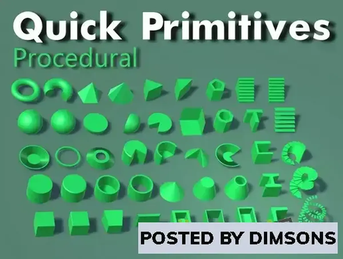 Unity 3D-Models Quick Primitives v1.7.0