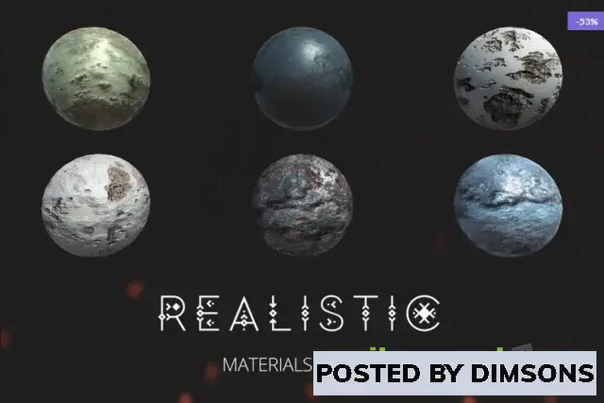 Unity 2D Realistic Materials Pack #2