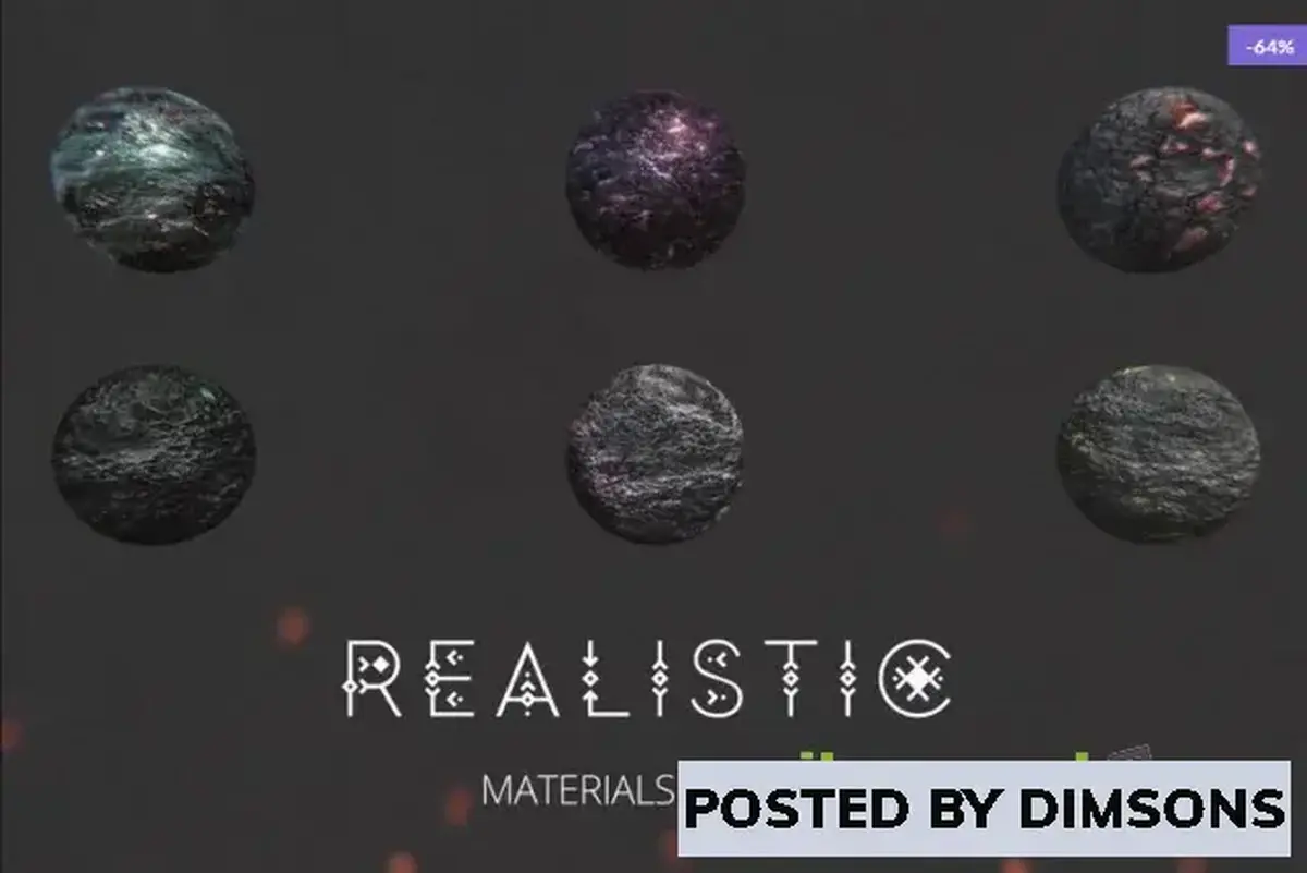 Unity 2D Realistic Materials Pack #3