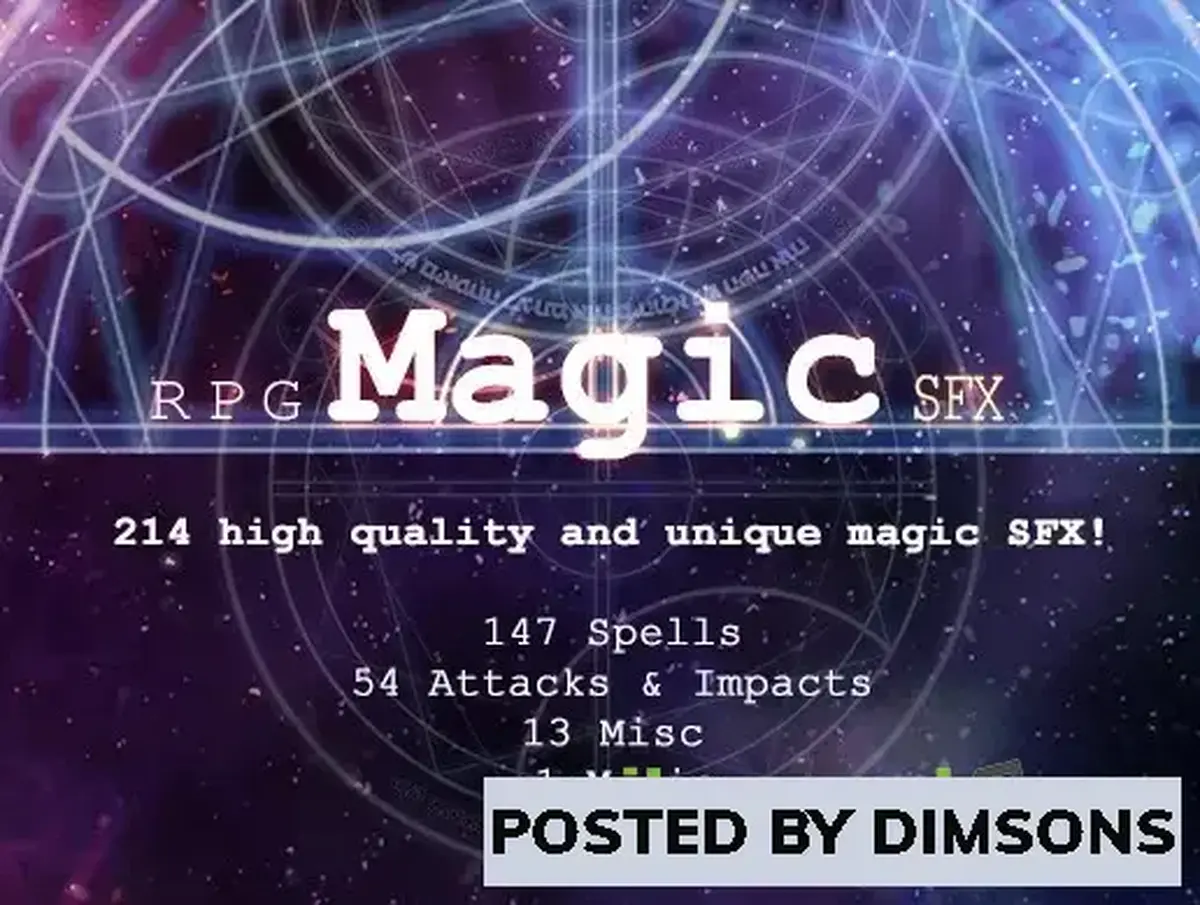 Unity Audio RPG Magic SFX Pack (AAA) v1.0