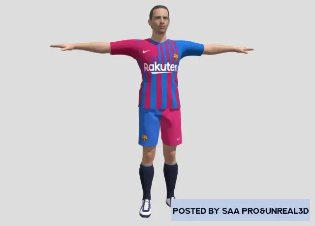 People Soccer Player Barcelona PBR