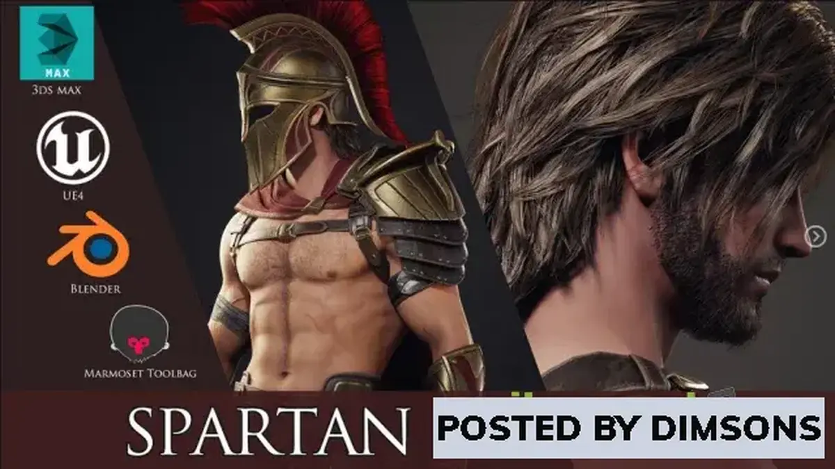 Unreal Engine Characters Spartan Hoplite - Game Ready v5.1