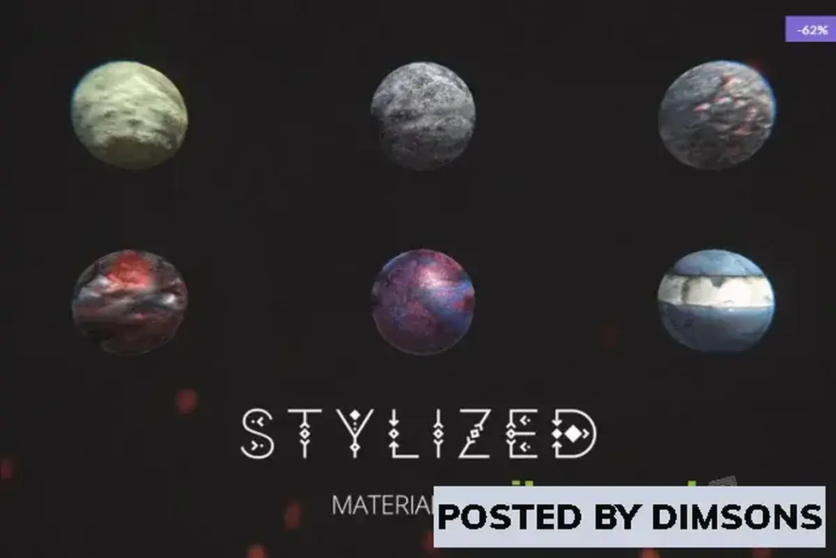 Unity 2D Stylized Materials Pack