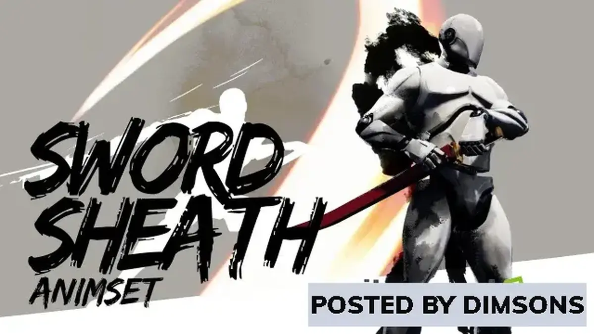 Unreal Engine Animations Sword sheath AnimSet