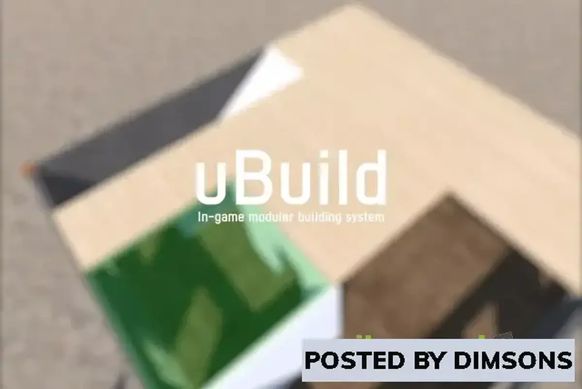 Unity Templates uBuild: In-game modular building system v1.4