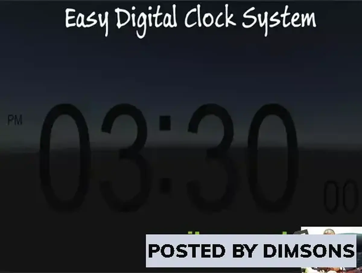 Unity Tools Ultimate Digital Clock System v1.0