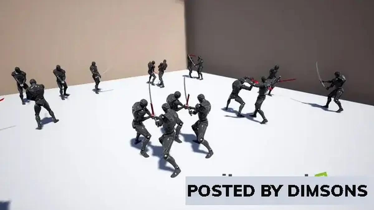 Unreal Engine Animations Ultimate Ninja Anims v5.1