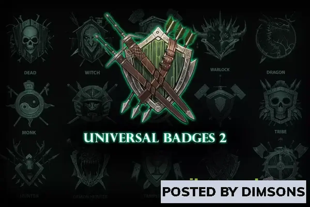 Unity 2D Universal badges vol.2 v1.0