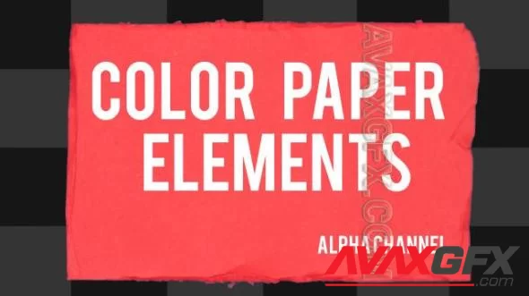MA - Color Paper Elements On Alpha Pack 1403535