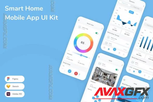 Smart Home Mobile App UI Kit