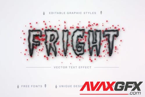 Fright - Editable Text Effect - 17646739