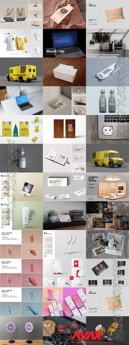 36 Mockups Bundle PSD