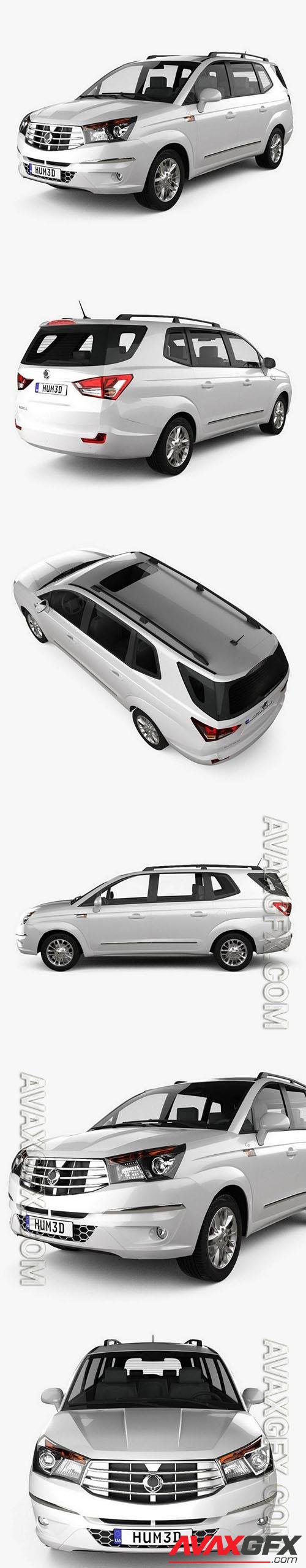 SsangYong Rodius 2016 - 3d model