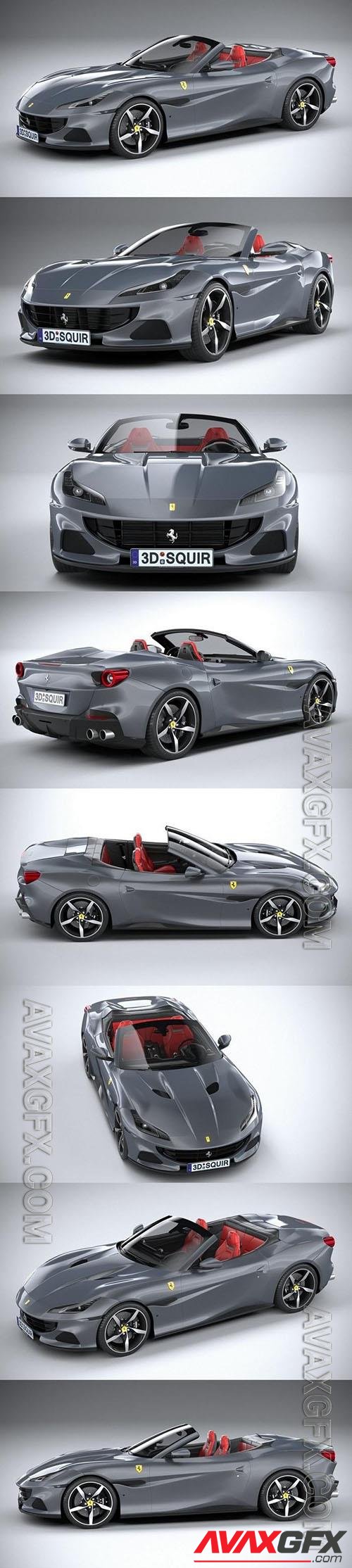 Ferrari Portofino M 2021 - 3d model