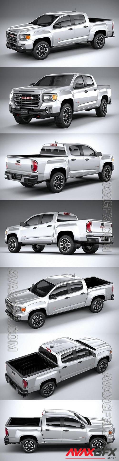 GMC Canyon 2021 Long - 3d model